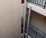 マンション改修工事　足場